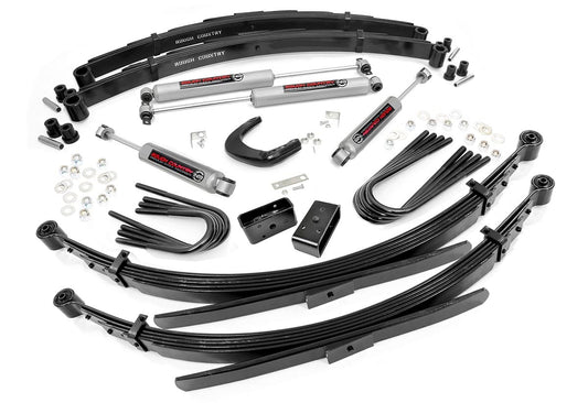 Rough Country 214-88-9230 6 Inch Lift Kit | 56 Inch RR Sprgs | Chevy Half-Ton Suburban/K5 Blazer (88-91)