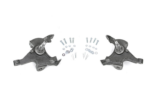 Rough Country 1725BOX1 2 Inch Lowering Spindles | Chevy C1500/K1500 Truck Extended Ca 2WD (88-99)