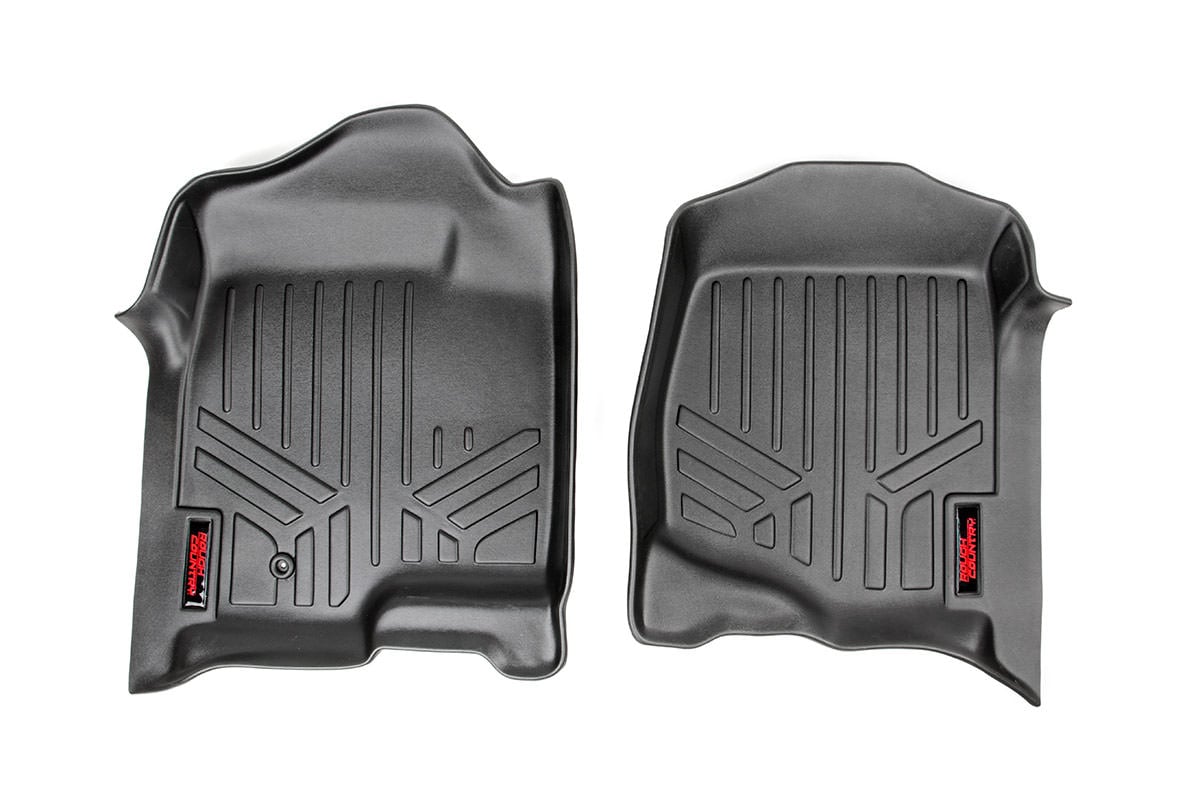 Rough Country M-2071 Floor Mats | Front | Chevy/GMC 1500/2500HD/3500HD (07-13)