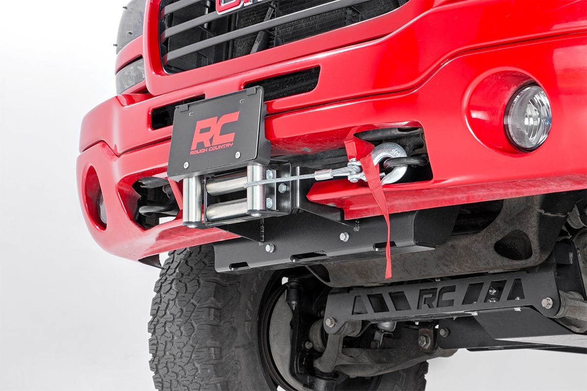 Rough Country 11002 Hidden Winch Mounting Plate | Chevy/GMC 1500 (99-06 & Classic)