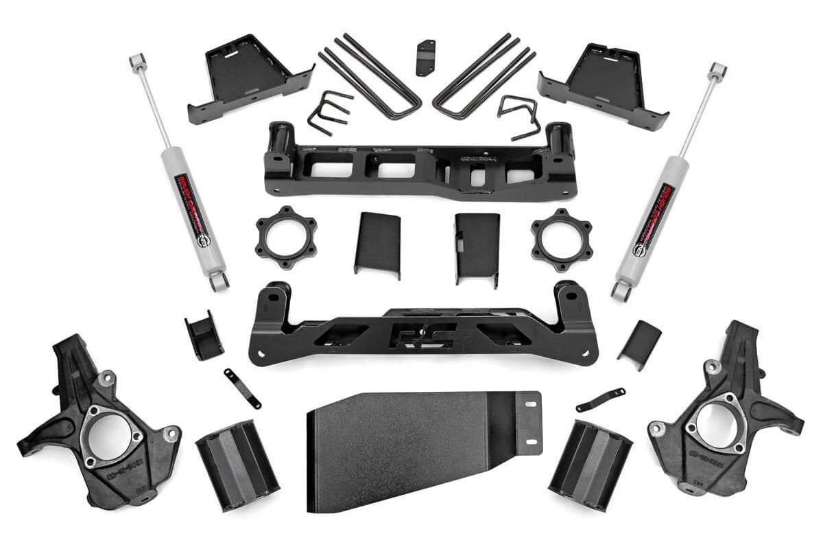 Rough Country 26430 7.5 Inch Lift Kit | Chevy Silverado & GMC Sierra 1500 4WD (2007-2013)