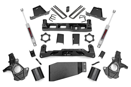 Rough Country 26430 7.5 Inch Lift Kit | Chevy Silverado & GMC Sierra 1500 4WD (2007-2013)