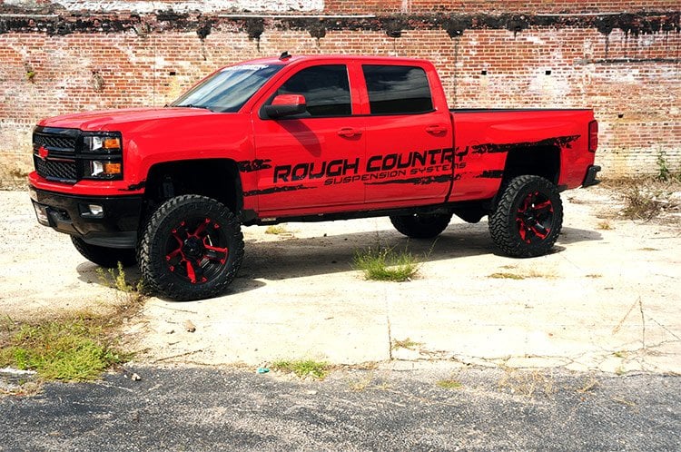 Rough Country 29840 7 Inch Lift Kit | Bracket | M1 Struts/M1 | Chevy/GMC 1500 (14-16)