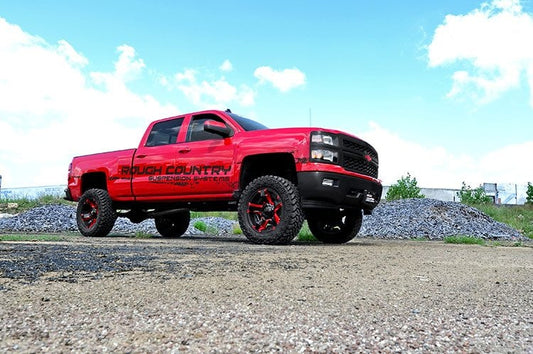 Rough Country 29840 7 Inch Lift Kit | Bracket | M1 Struts/M1 | Chevy/GMC 1500 (14-16)