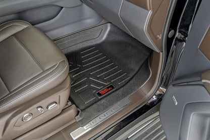 Rough Country M-21712 Floor Mats | FR & RR | FR/RR Bucket | Chevy/GMC Tahoe/Yukon 2WD/4WD (21-26)