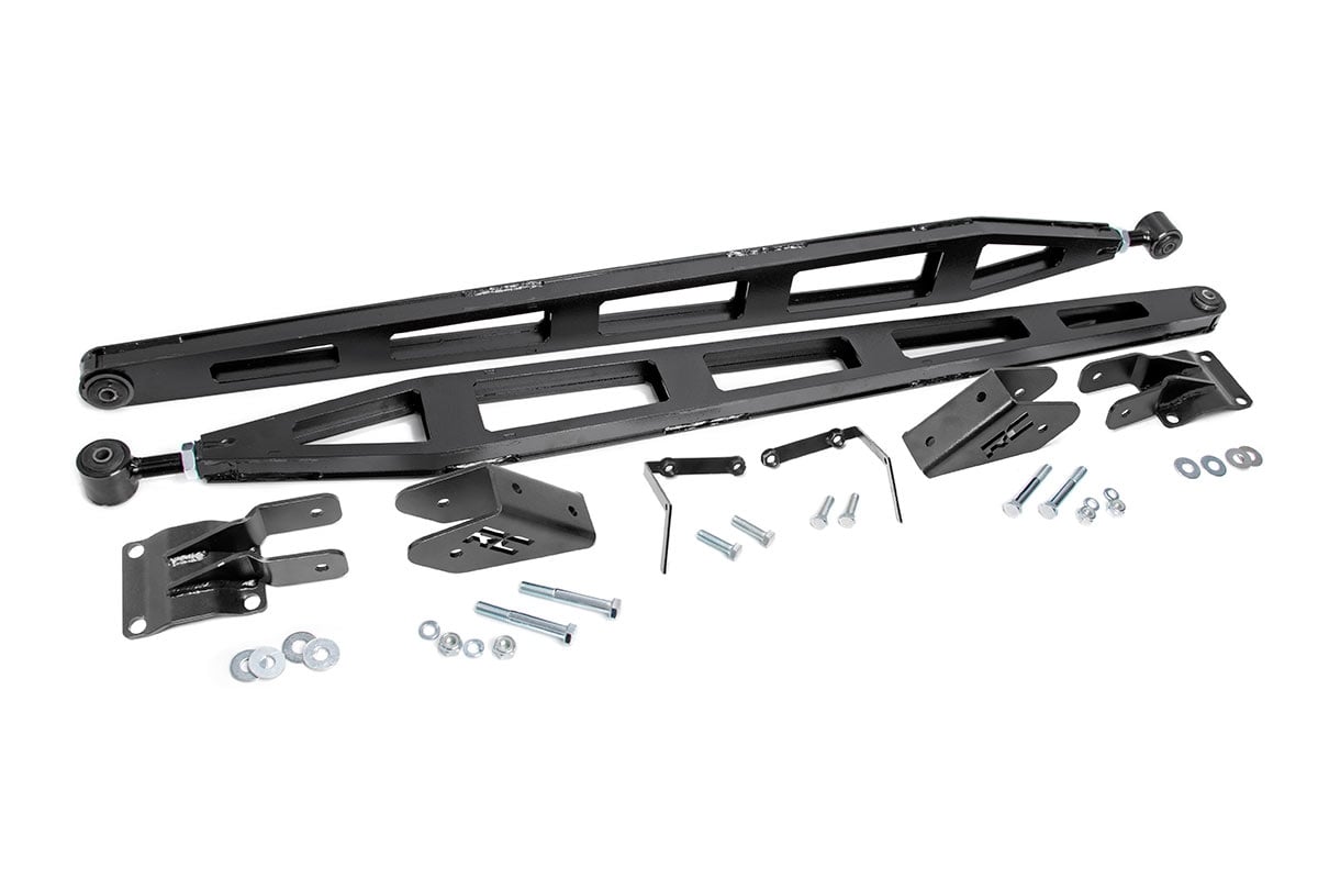 Rough Country 11001 Traction Bar Kit | Chevy Silverado & GMC Sierra 2500HD/3500HD 4WD (2011-2019)