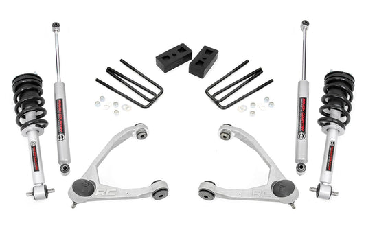 Rough Country 198.23 3.5 Inch Lift Kit | Cast Steel | N3 Strut | Chevy/GMC 1500 (14-16)