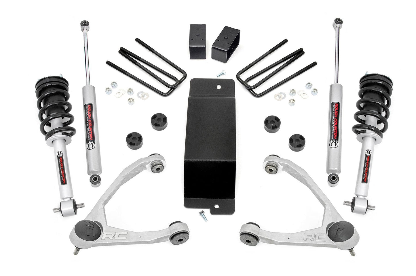Rough Country 27731 3.5 Inch Lift Kit | UCA | N3 Struts | Chevy/GMC 1500 (07-13)
