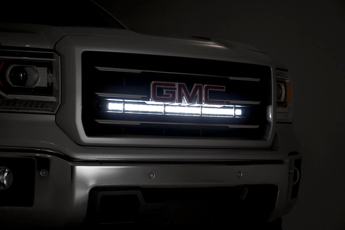 Rough Country 72730 30 Inch Chrome Series LED Light Bar | Curved | Single Row