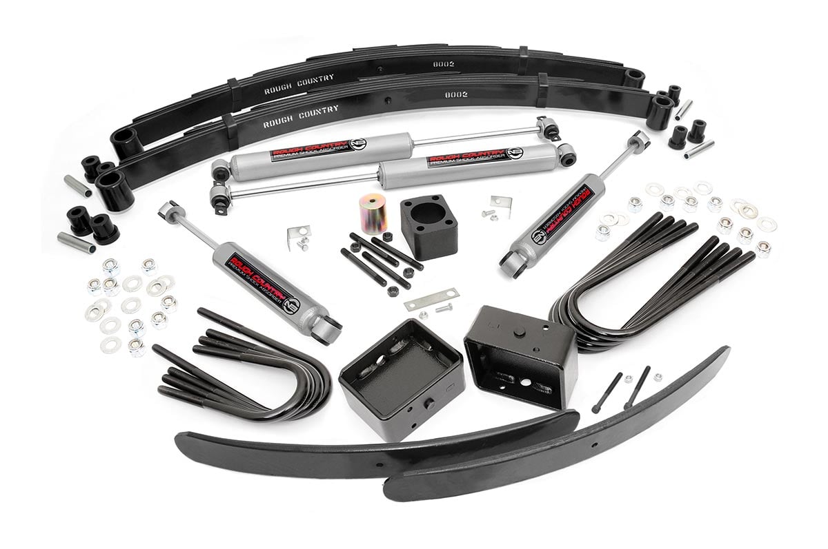 Rough Country 251.20 6 Inch Lift Kit | Rear Blocks | Chevy/GMC C30/K30 C35/K35 Truck 4WD (77-87)