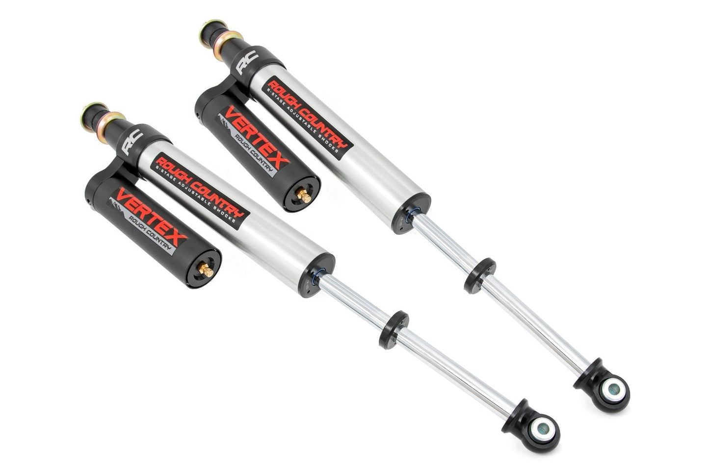 Rough Country 699034 Vertex 2.5 Adjustable Rear Shocks | 0-3.5" | Toyota Tundra 2WD/4WD (07-21)