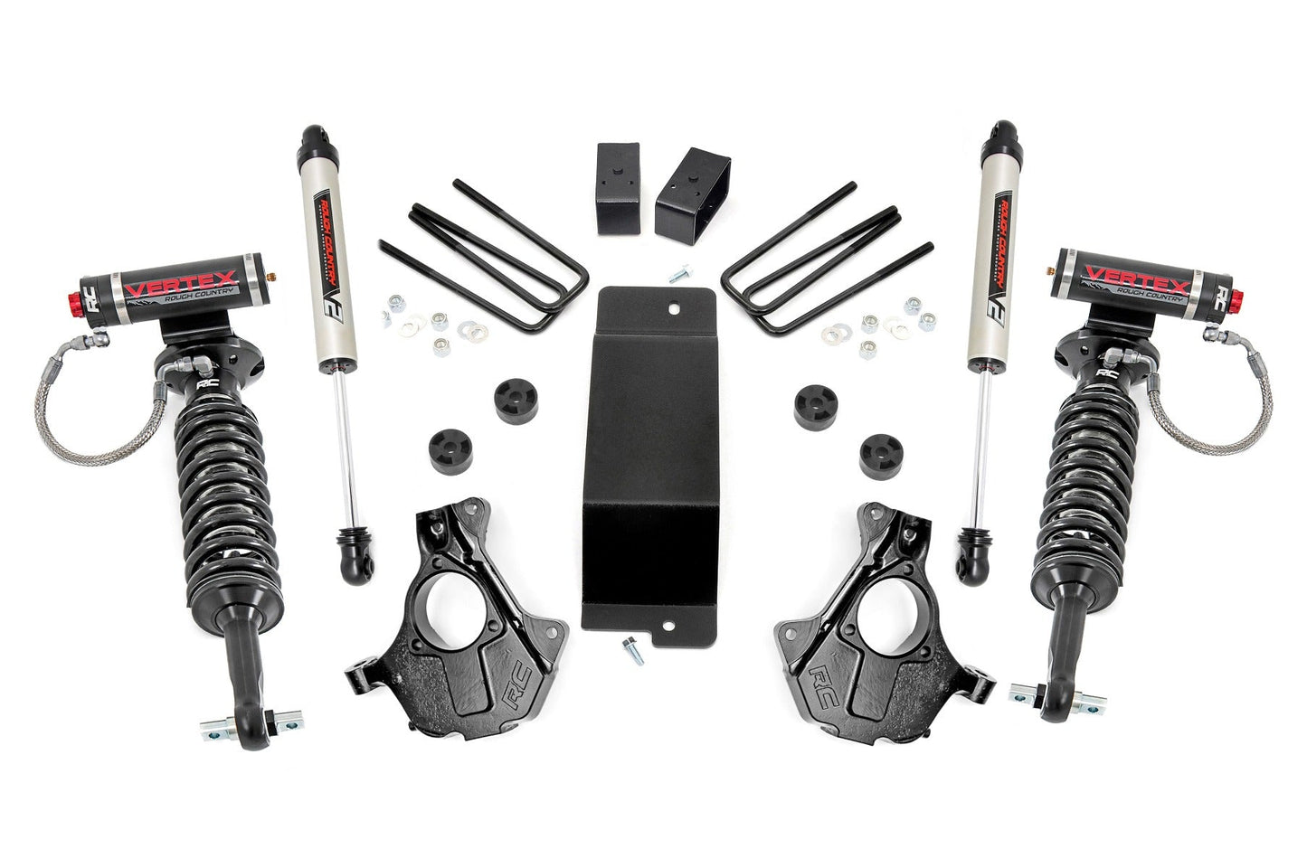 Rough Country 12157 3.5 Inch Lift Kit | Alu/Stamp Steel LCA | Vertex/V2 | Chevy/GMC 1500 (14-18 & Classic)