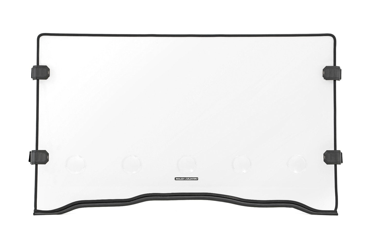Rough Country 98262020 Vented Full Windshield | Scratch Resistant | Honda Pioneer 1000