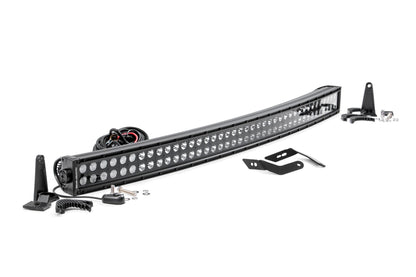 Rough Country 92046 LED Light Kit | Front Mount | 40" Black Dual Row | Honda Talon 1000