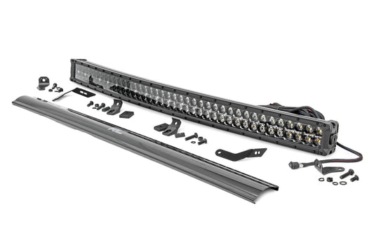 Rough Country 92037 LED Light Kit | Front Mount | 40" Black Dual Row | White DRL | Honda Talon 1000