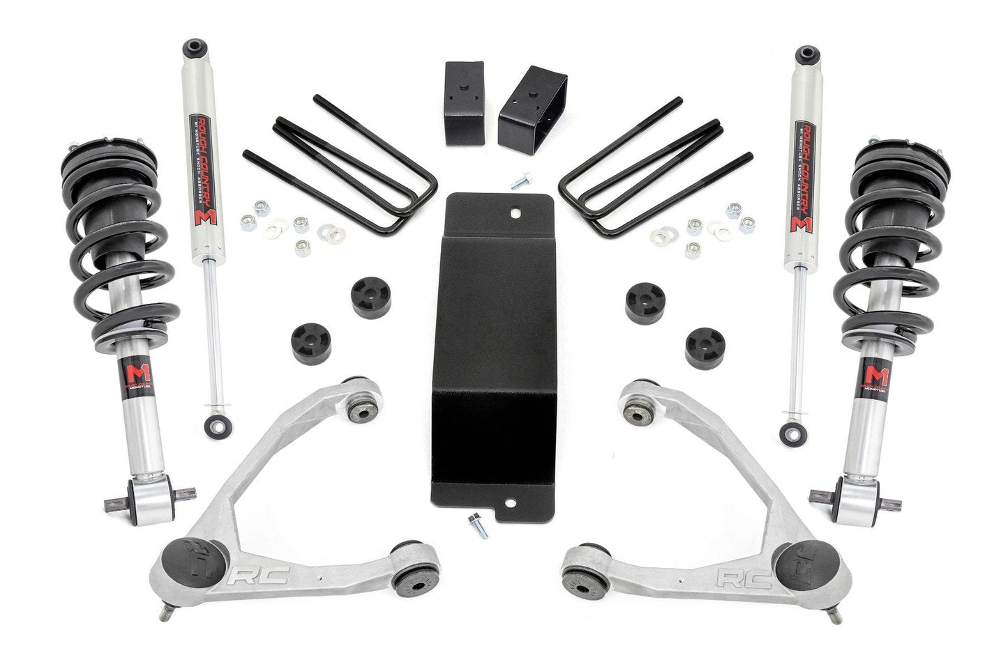 Rough Country 19440 3.5 Inch Lift Kit | Forged UCA | M1 Strut | | Chevy/GMC 1500 (14-16)