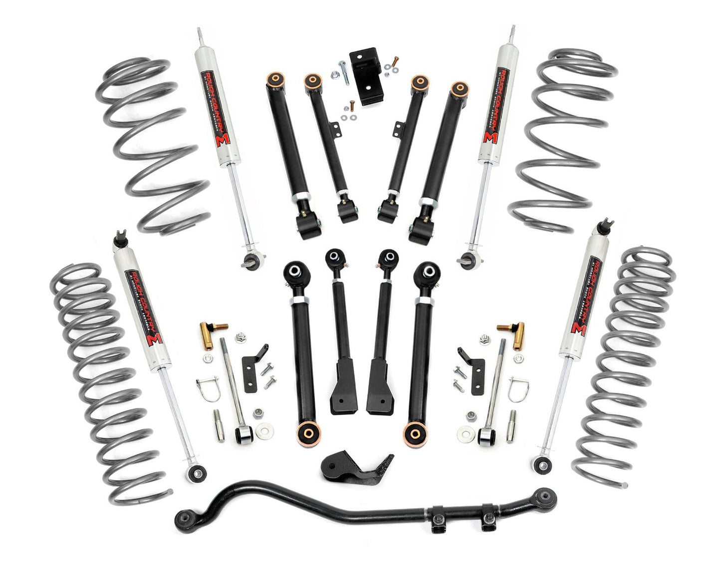 Rough Country 61240 2.5 Inch Lift Kit | X-Series | M1 | Jeep Wrangler TJ (97-06)/Wrangler Unlimited (04-06)