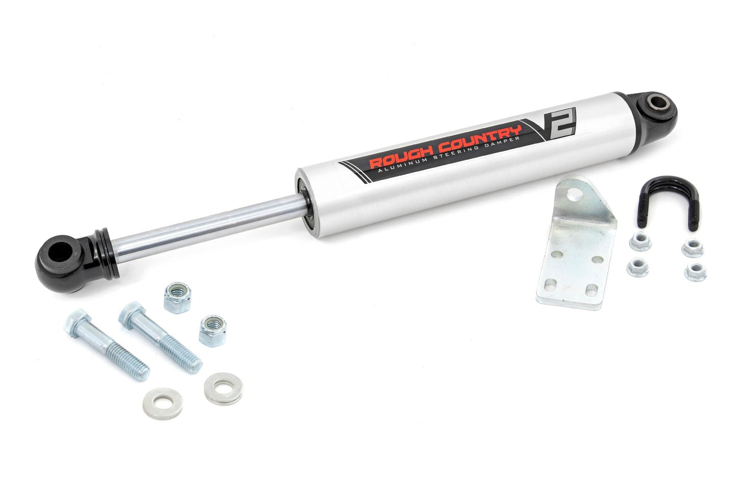 Rough Country 8732070 V2 Steering Stabilizer | 4-6 Inch Lift | Chevy/GMC 1500 (99-06 & Classic)