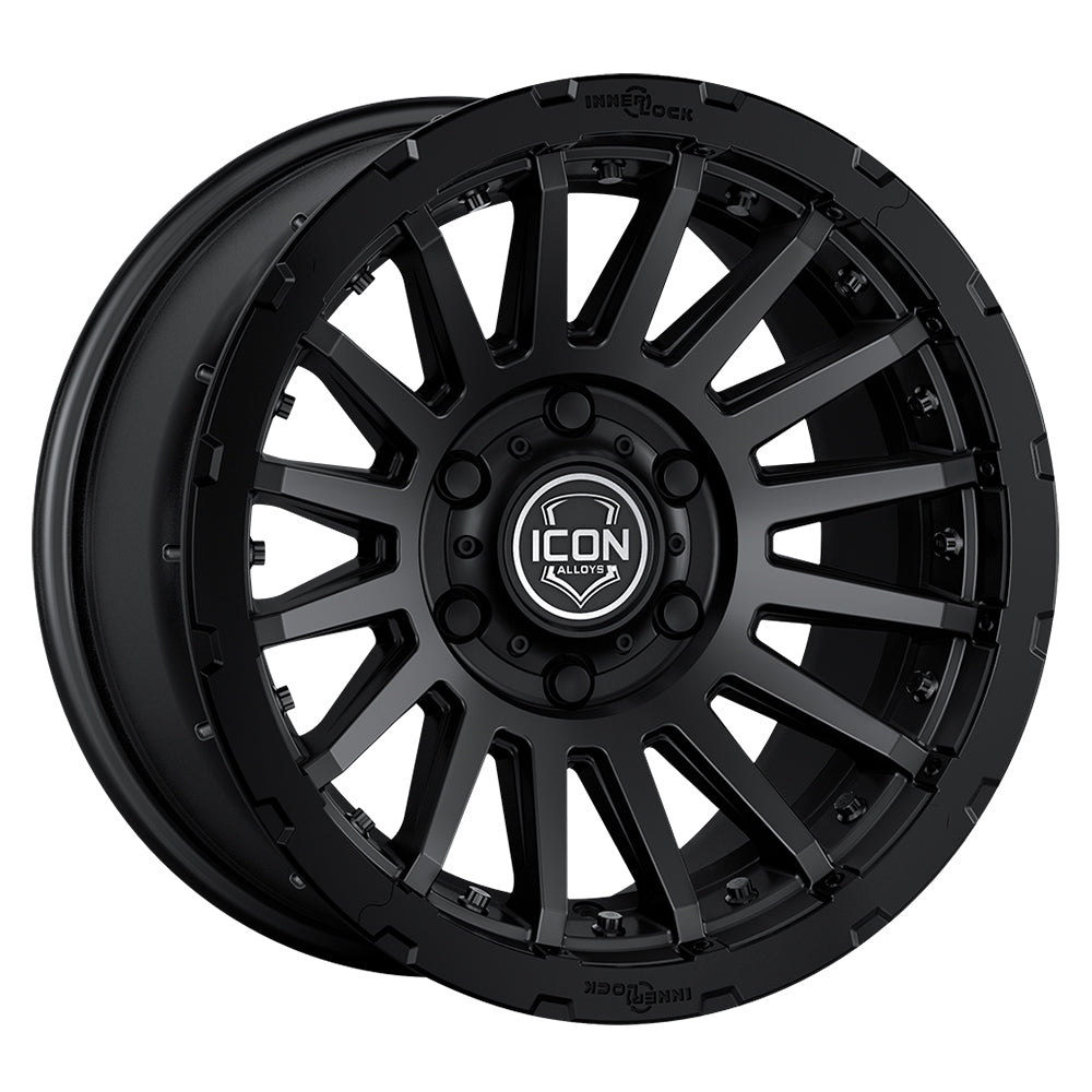 ICON Alloys 23618909066SB ICON ALLOYS RECON PRO SAT BLK - 18 X 9 / 6 X 5.5 / 40MM / 6.6" BS