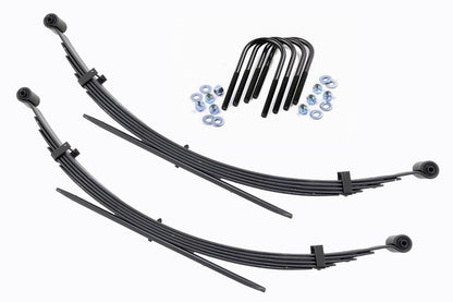 Rough Country 8036Kit Rear 56 Inch Leaf Springs | 2" Lift | Pair | Chevy/GMC C20/K20 C25/K25 Truck 4WD (77-87)