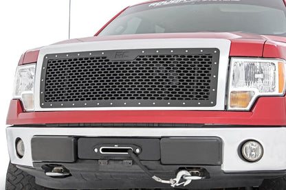 Rough Country 70229 Mesh Grille | Ford F-150 2WD/4WD (2009-2014)