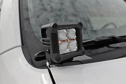 Rough Country 70796 LED Light Kit | Ditch Mount | 2" Black Spot Pair | Toyota 4Runner (10-24)