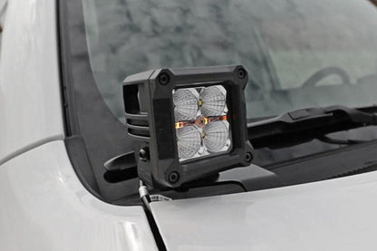 Rough Country 80796 LED Light Kit | Ditch Mount | 2" Spectrum Spot Pair | Toyota 4Runner (10-24)