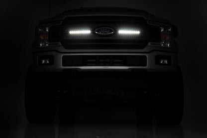 Rough Country 70410ABL 10 Inch Black Series LED Light Bar | Slim Line| Pair