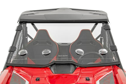 Rough Country 98282020 Vented Full Windshield | Scratch Resistant | Honda Talon 1000