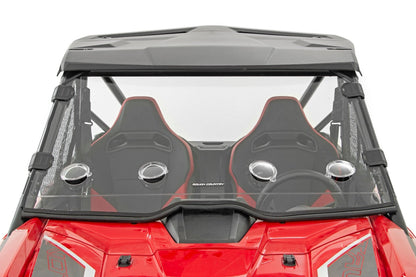 Rough Country 98282020 Vented Full Windshield | Scratch Resistant | Honda Talon 1000