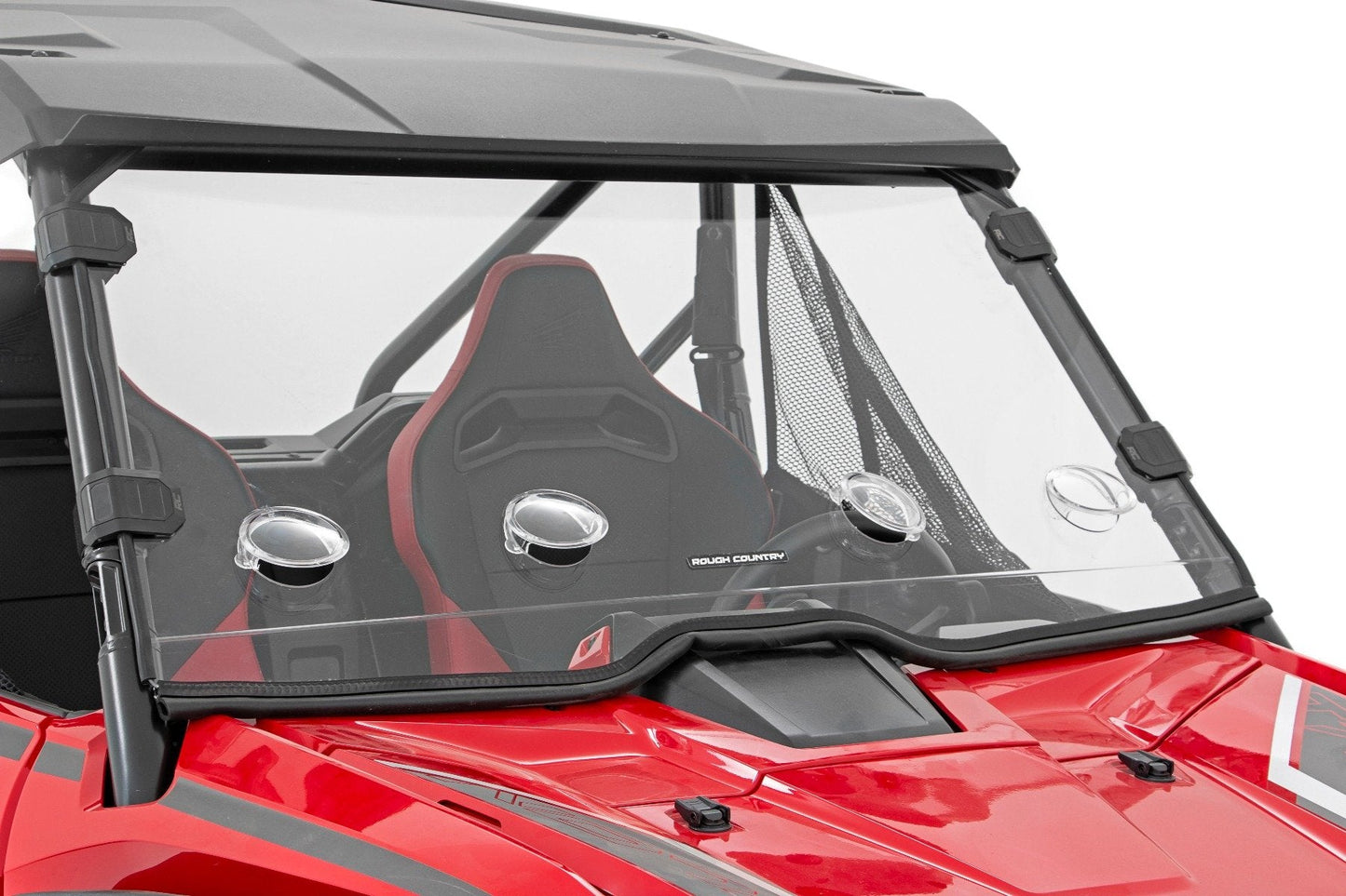 Rough Country 98282020 Vented Full Windshield | Scratch Resistant | Honda Talon 1000