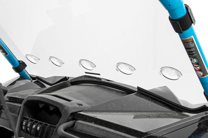 Rough Country 98231830 Vented Full Windshield | Scratch Resistant | Can-Am Maverick 1000R X