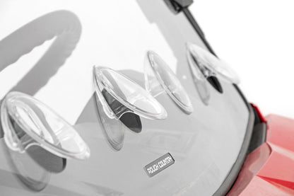 Rough Country 98232010 Vented Full Windshield | Scratch Resistant | Polaris Ranger 1000/Ranger XP 900/1000