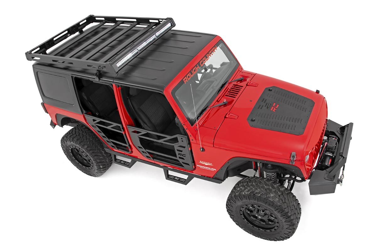 Rough Country 10587 Tubular Doors | Rear | Jeep Wrangler JK/Wrangler Unlimited  (2007-2018)
