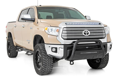 Rough Country 70847 LED Light Kit | Hood Bulge | 40" White/Amber Strip | Toyota Tundra (14-21)
