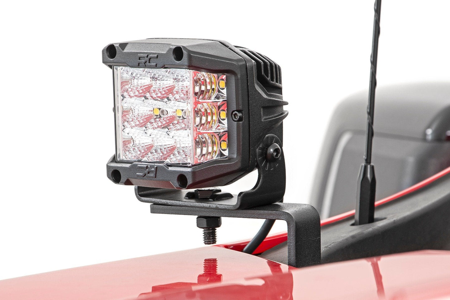 Rough Country 80841 LED Light Kit | Ditch Mount | 2" Spectrum Pair | Spot | Chevy Silverado 1500 (19-26)
