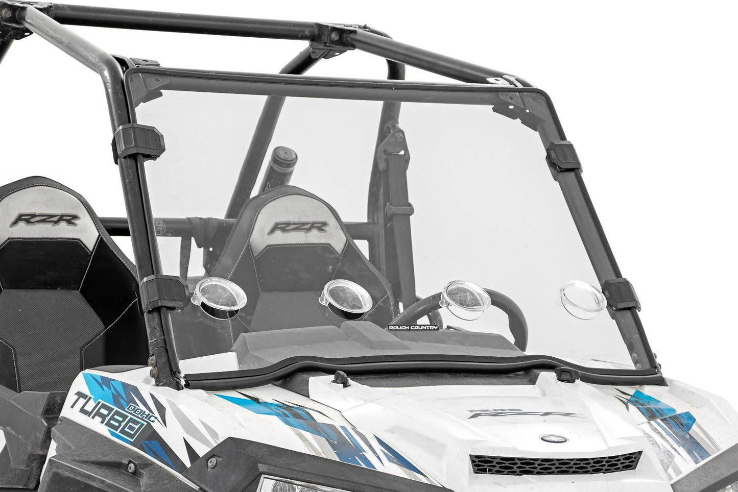 Rough Country 98241810 Full Windshield | Vented | Scratch Resistant |  Polaris RZR XP 1000