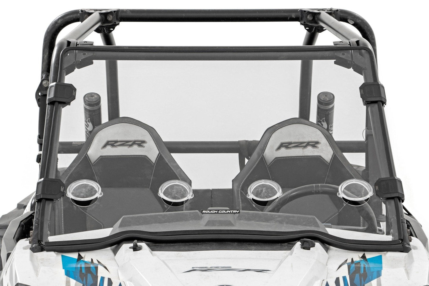 Rough Country 98241810 Full Windshield | Vented | Scratch Resistant |  Polaris RZR XP 1000