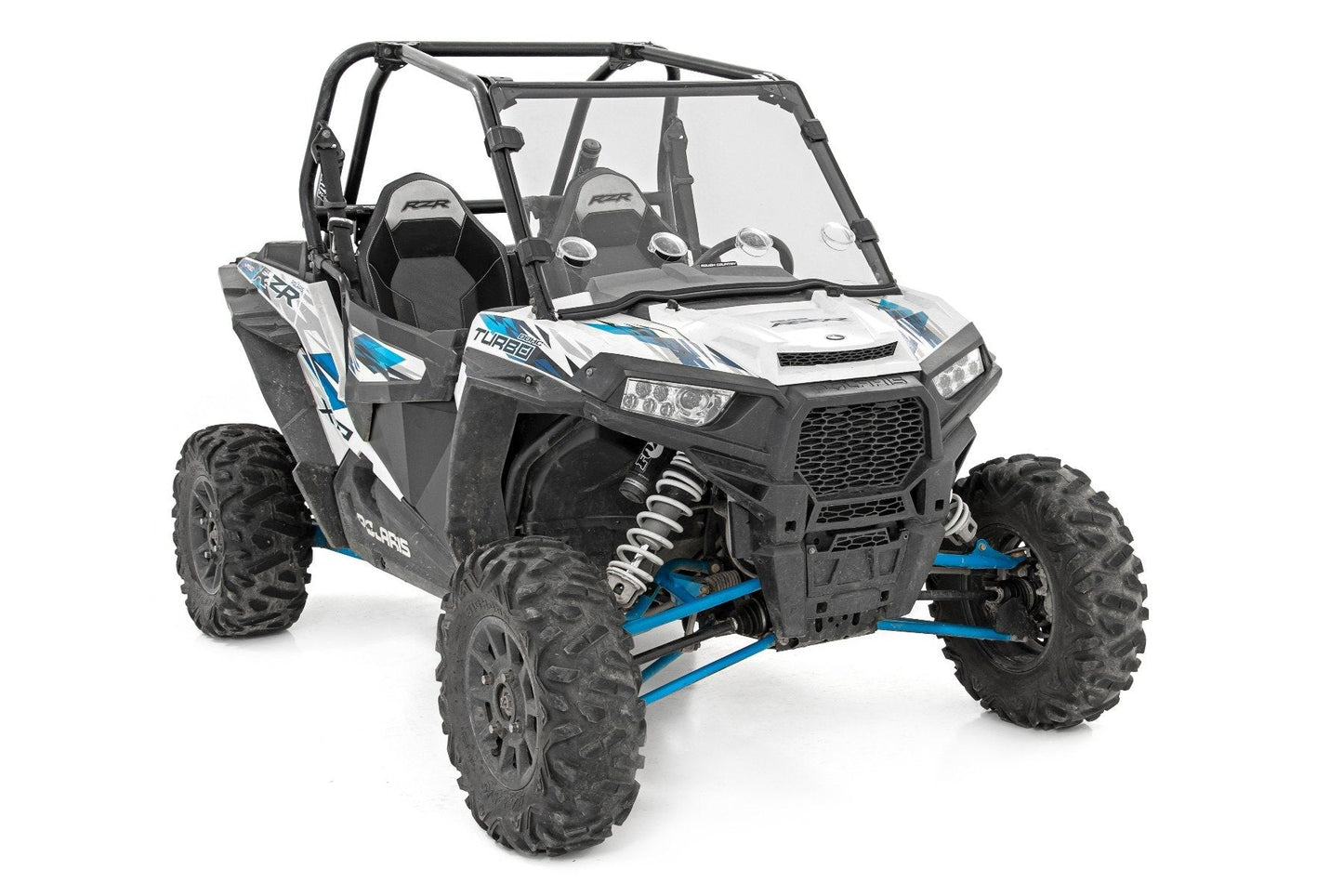 Rough Country 98241810 Full Windshield | Vented | Scratch Resistant |  Polaris RZR XP 1000