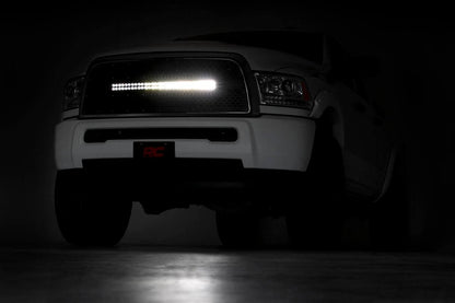Rough Country 70152 Mesh Grille | 30" Dual Row LED | Black | Ram 2500/3500 2WD/4WD (2013-2018)