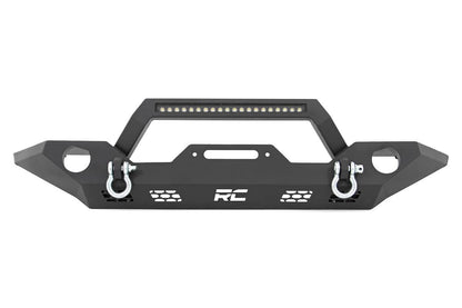 Rough Country 10596 Front Bumper | Sport | OE Fog | Jeep Gladiator JT/Wrangler JK & JL/Wrangler Unlimited 4WD