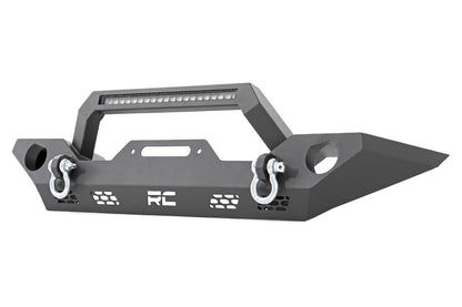 Rough Country 10596 Front Bumper | Sport | OE Fog | Jeep Gladiator JT/Wrangler JK & JL/Wrangler Unlimited 4WD