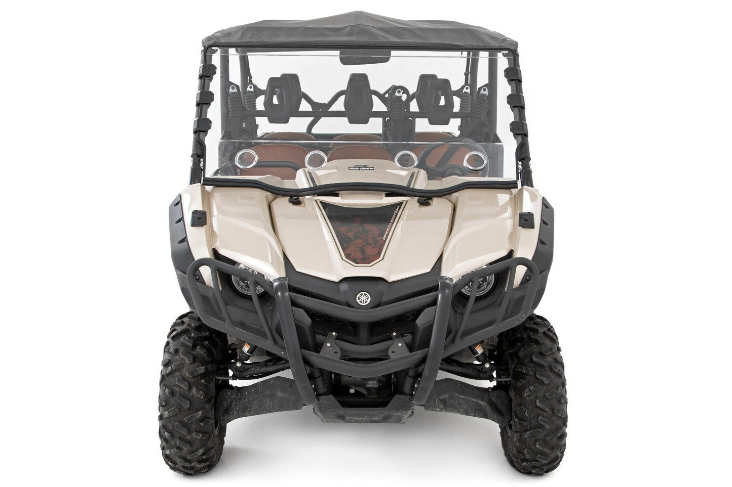Rough Country 98242040 Vented Full Windshield | Scratch Resistant | Yamaha Viking 700