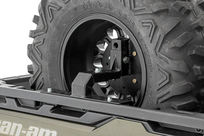 Rough Country 93089 Spare Tire Carrier | Bed Side Mount | Multiple Makes & Models (Can-Am/Polaris)