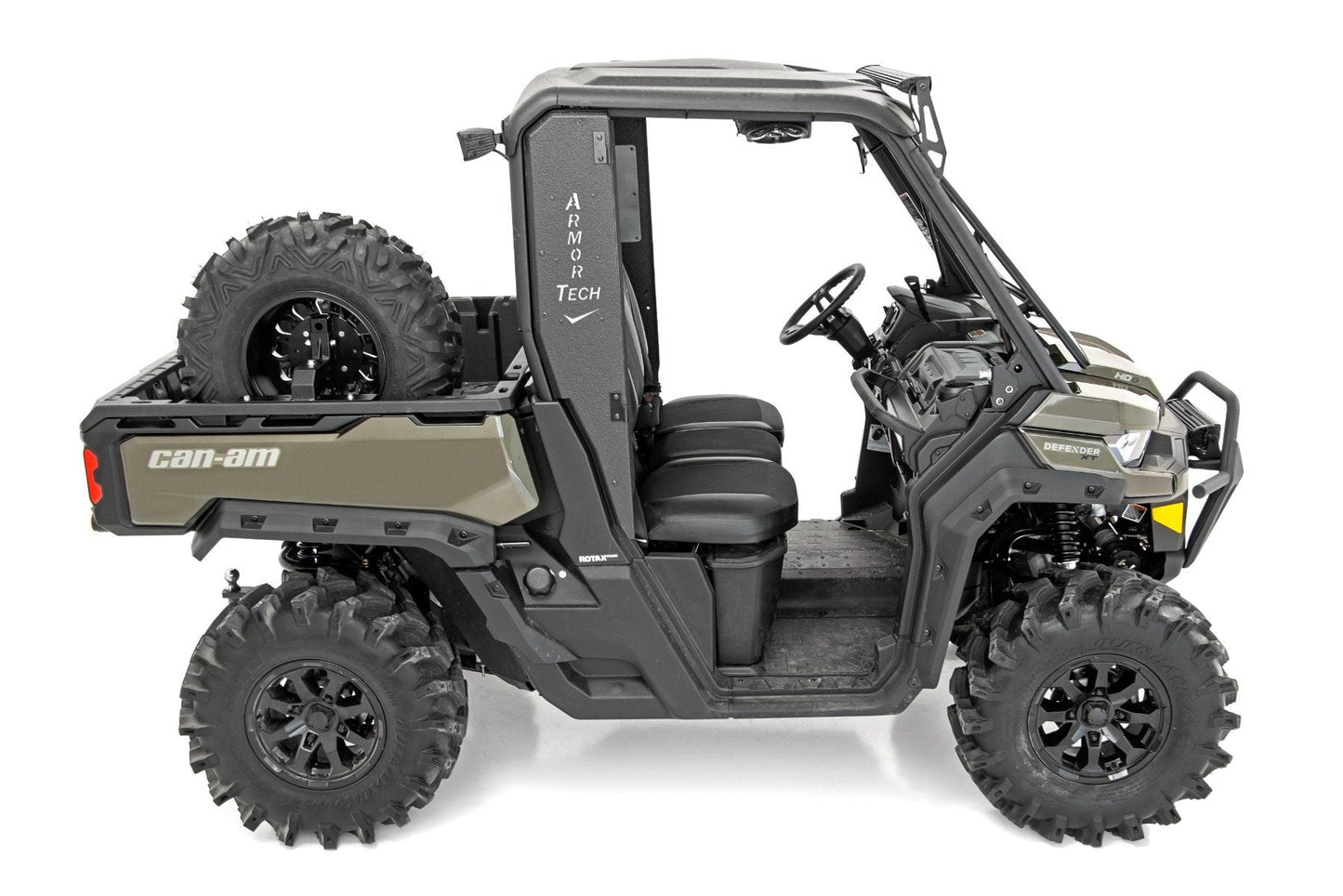 Rough Country 93089 Spare Tire Carrier | Bed Side Mount | Multiple Makes & Models (Can-Am/Polaris)