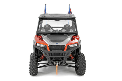 Rough Country 98262010 Vented Full Windshield | Scratch Resistant | Polaris General XP 4 1000