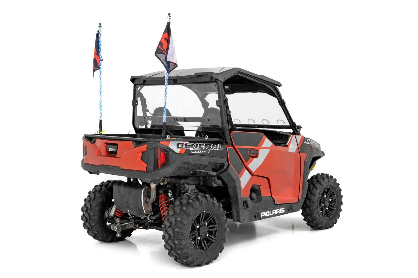 Rough Country 98262010 Vented Full Windshield | Scratch Resistant | Polaris General XP 4 1000
