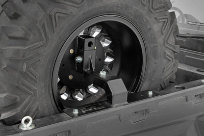 Rough Country 93089 Spare Tire Carrier | Bed Side Mount | Multiple Makes & Models (Can-Am/Polaris)