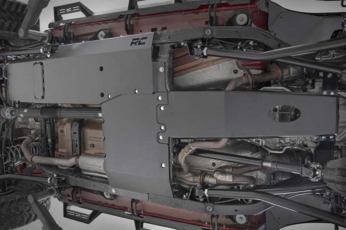 Rough Country 10616 Skid Plate Combo | 3.6L | Engine | T-Case | Jeep Wrangler Unlimited (18-19)