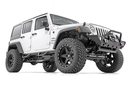Rough Country 90765B Contoured Drop Steps | 4 Door | Jeep Wrangler Unlimited 2WD/4WD (2007-2018)